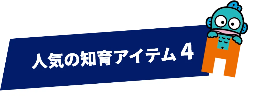 人気の知育アイテム 4