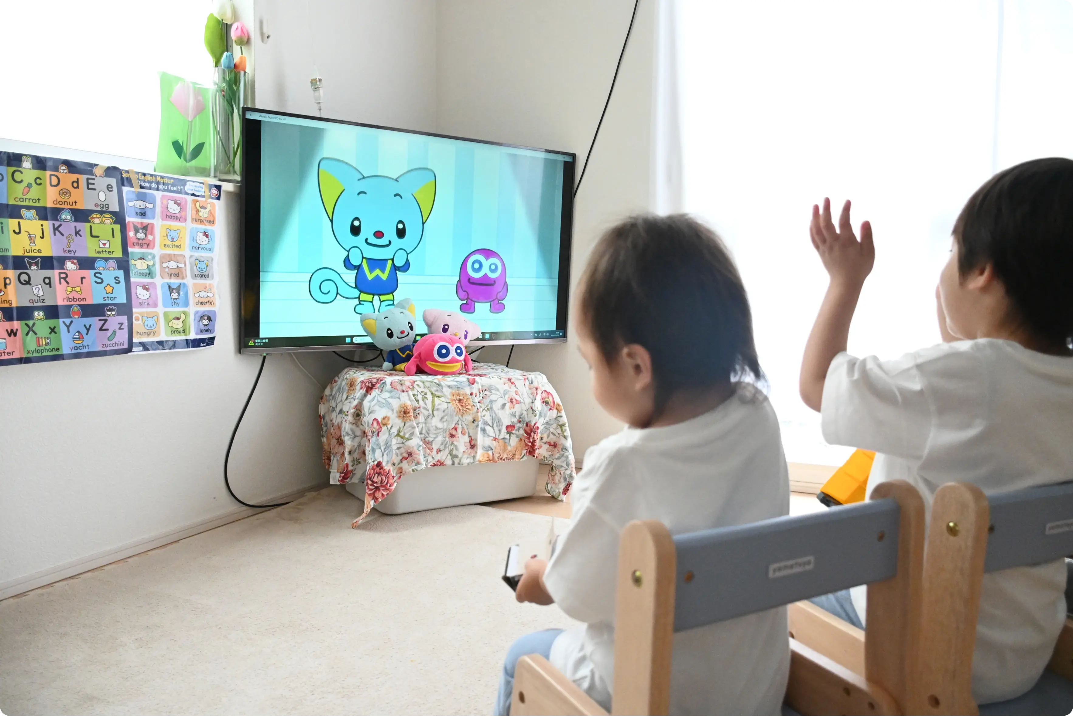 3歳・2歳の兄弟の写真