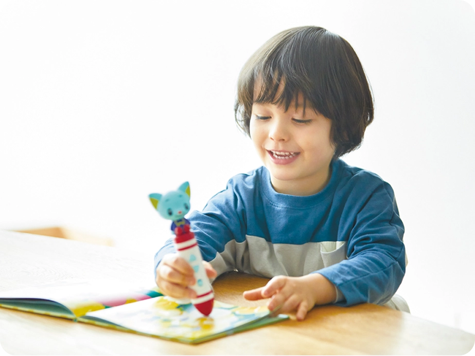 絵本・タッチペン 遊戯イメージ