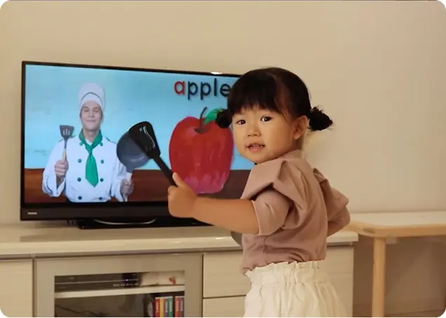 動画を見ながら学習する風景