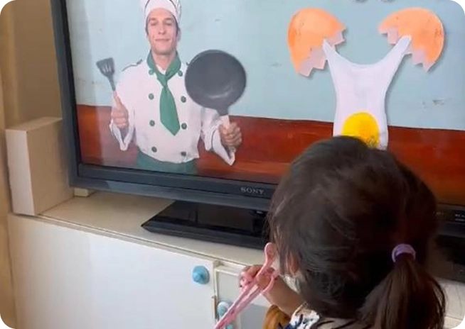 2歳10ヶ月のママの子供 フォニックス 視聴イメージ