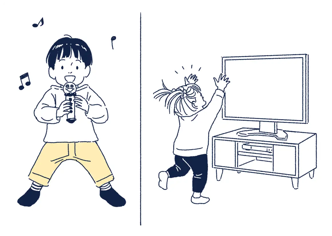 幼児・子どもの発達特性のイメージ